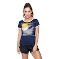 Opção de cor AZUL de Camiseta Speedo T-shirt California Sport Feminina