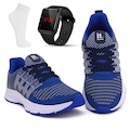 Opção de cor 1 de Kit Tênis Masculino It Shoes Academia + Relógio Digital LED + Meia