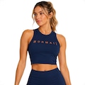 Opção de cor AZUL de Cropped Mormaii Vitória Marchezini Beach Tennis Feminino