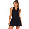 Opção de cor PRETO de Vestido com Shorts Mormaii Vitória Marchezini Beach Tennis Feminino