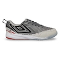 Chuteira Futsal Adulto Umbro Pro 5 Bump Shark CINZA/PRETO/VERMELHO