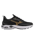Tênis Masculino Mizuno Wave Mirai 8 PRETO/AMARELO ESC