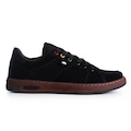 Tênis Unissex Done Head Streetwear Skate PRETO/MARROM