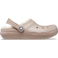 Sandália Crocs Classic Lined Clog Mushroom/Bone - Unissex MARROM
