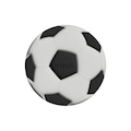 Jibbitz Crocs Bola de Futebol Gigante de Couro Único - Unissex BRANCO