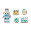 Jibbitz Crocs Lego Ninjago Zane Pack com 5 Peças Único - Unissex BRANCO
