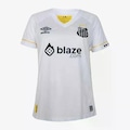 Camisa do Santos 2023 Umbro Torcedor Feminina BRANCO