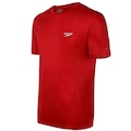 Camiseta Speedo Interlock Esportiva Masculina VERMELHO