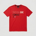 Camiseta do São Paulo Torcida Que Conduz New Balance Masculina VERMELHO