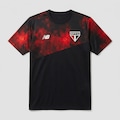 Camisa do São Paulo Torcida New Balance Masculina PRETO/VERMELHO