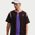 Camisa Dri-FIT Nike Court Slam NY Masculina ROSA/AZUL