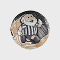 Mini Bola de Futebol de Campo Ceará Mascote Vozão Allpha PRETO