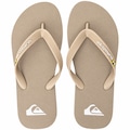 Chinelo Quiksilver Molokai Solid Areia Masculino BEGE