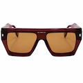 Óculos Evoke EVK 64 R02 Cristal Dark Fucsia/ Lente Silver Brown Total - Adulto VINHO