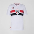 Camisa do São Paulo I 2026/27 Torcedor New Balance Infantil BRANCO/VERMELHO