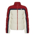 Jaqueta Puffer Fila Rowan Masculina BRANCO/VERMELHO