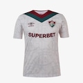 Camisa do Fluminense III 2024/25 com Patrocínio Torcedor Umbro Masculina BEGE