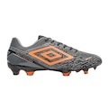 Chuteira de Campo Adulto Umbro Gravity CINZA/LARANJA