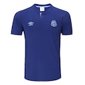 Camisa Polo do Santos Umbro Viagem 2024/25 Masculina AZUL ESCURO