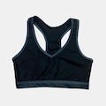 Top Fitness Rainha Sunquini Feminino PRETO/CINZA ESC