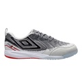Chuteira Futsal Adulto Umbro Pro 5 Bump Shark BRANCO/CINZA