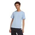 Camiseta adidas M/C Essentials Small Logo Feminina AZUL CLA/BRANCO