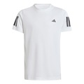 Camiseta adidas Tennis Club 3 Listras Infantil BRANCO