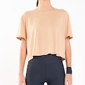 Camiseta Colcci Sakay Loose Bege Biscotti BEGE