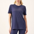 Camiseta Colcci Comfort Com Relevo Feminina AZUL ESCURO