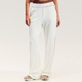 Calça Colcci Midi Malha Esportiva Feminina OFF WHITE