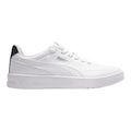 Tênis Masculino Puma Court Classic Clean BDP BRANCO/ROXO
