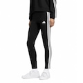 Calça Legging adidas Essentials 3 Listras Feminina PRETO