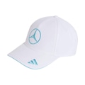 Boné Unissex adidas Mercedes AMG Petronas Team George Russel Aba Curva BRANCO