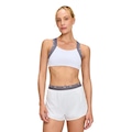 Top Nadador Fitness Alto Giro Bojo Elástico Feminino BRANCO/CINZA