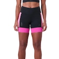 Opção de cor PRETO/ROSA de Bermuda Feminina Authen Running GRIT