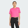 Cropped Feminino Adidas Algodão Boxy Essentials ROSA