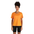 Opção de cor LARANJA de Camiseta Feminina Olympikus Manga Curta Corre