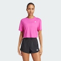 Cropped Manga Curta adidas Feminino ROSA