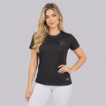 Camisa do Corinthians Escudo Dry Feminina PRETO