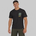 Camiseta Hurley Fish &amp; Enjoy Masculina PRETO