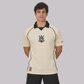 Camisa Polo Corinthians 116 Anos Masculina BEGE