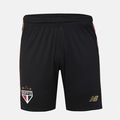 Calção São Paulo II 25/26 New Balance Masculino PRETO/VERMELHO
