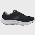 Tênis Feminino Skechers Go Run PRETO/ROXO CLA