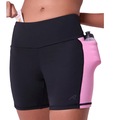 Bermuda Authen Sprint Ginga 3 Bolsos 14cm Feminina PRETO