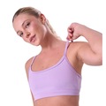 Top Essential Run Trot Ajust Reto Authen Feminino ROXO