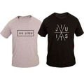 KIT 2 Camiseta Ragor Slim Algodão Treino Luta Masculina PRETO/CINZA