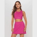 Top Nadador BODYFORSURE Liso Move Colors - Feminino ROSA ESCURO