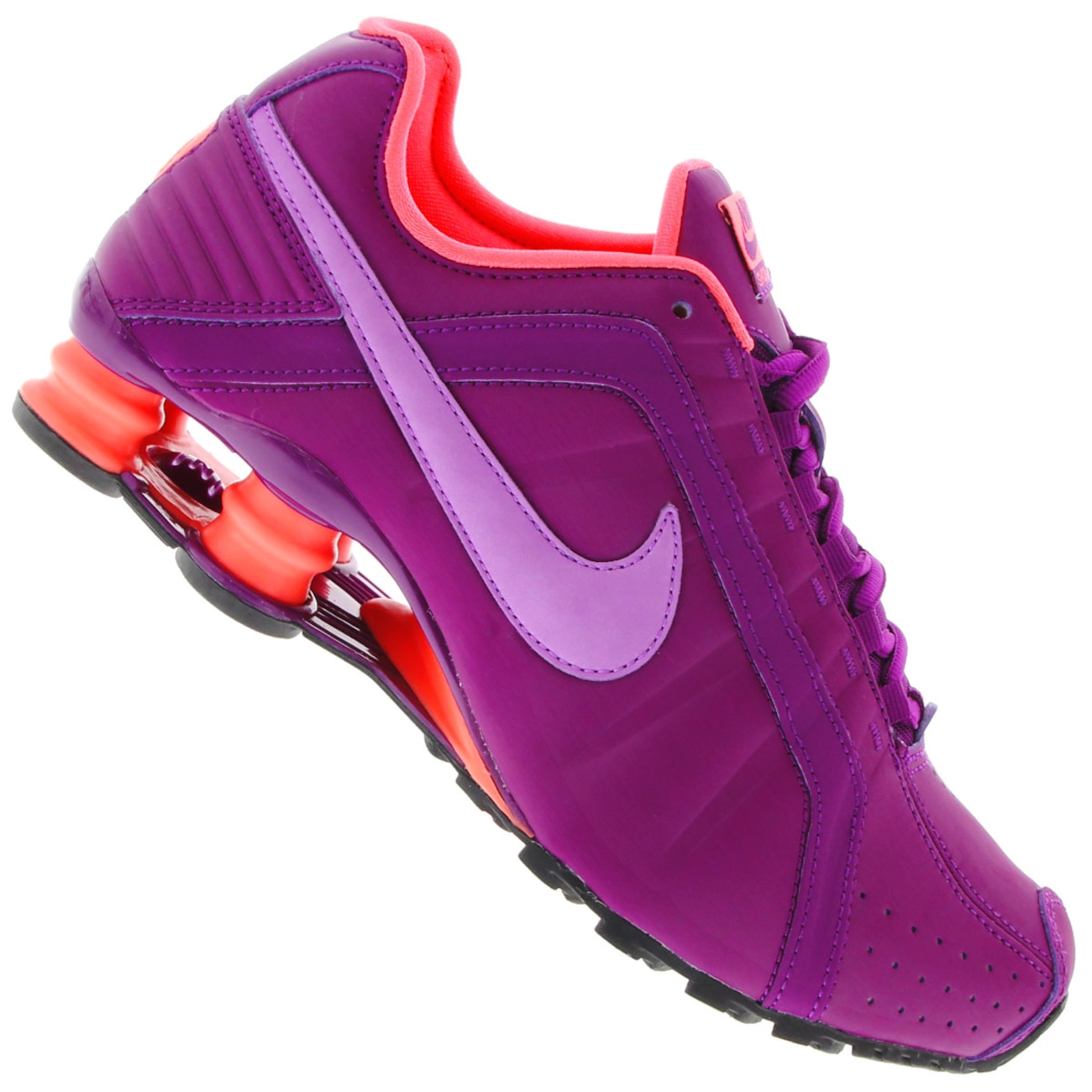 Nike shox junior roxo hotsell