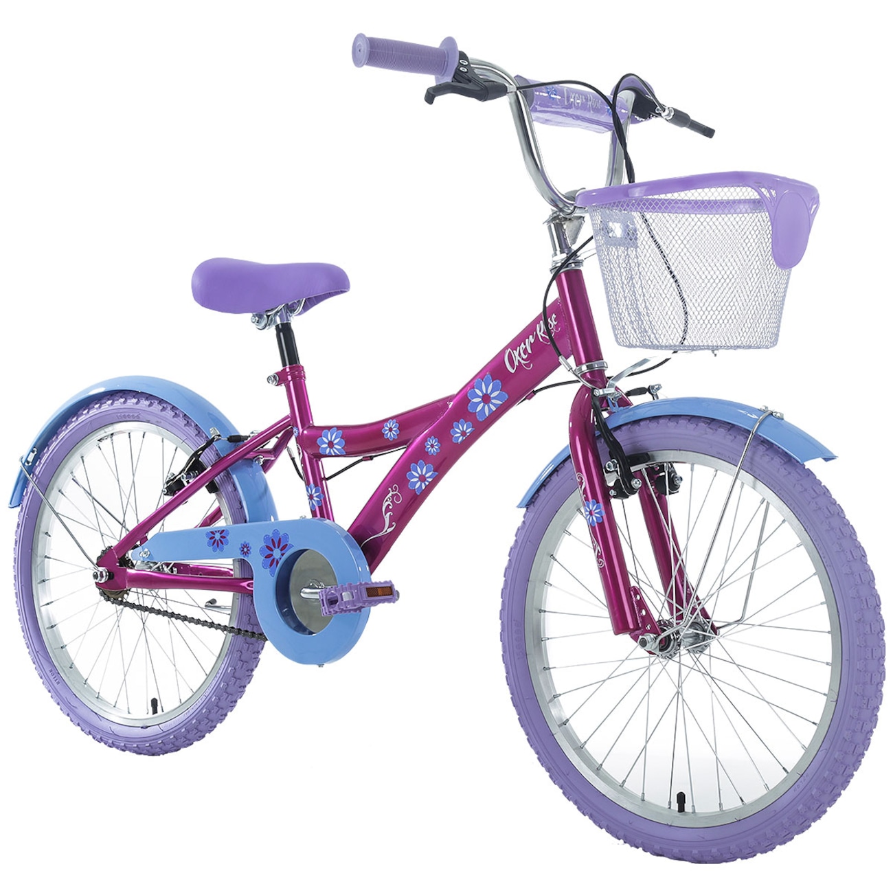 Bicicleta Oxer Rose - Aro 20 - Freio V-Brake - Feminina