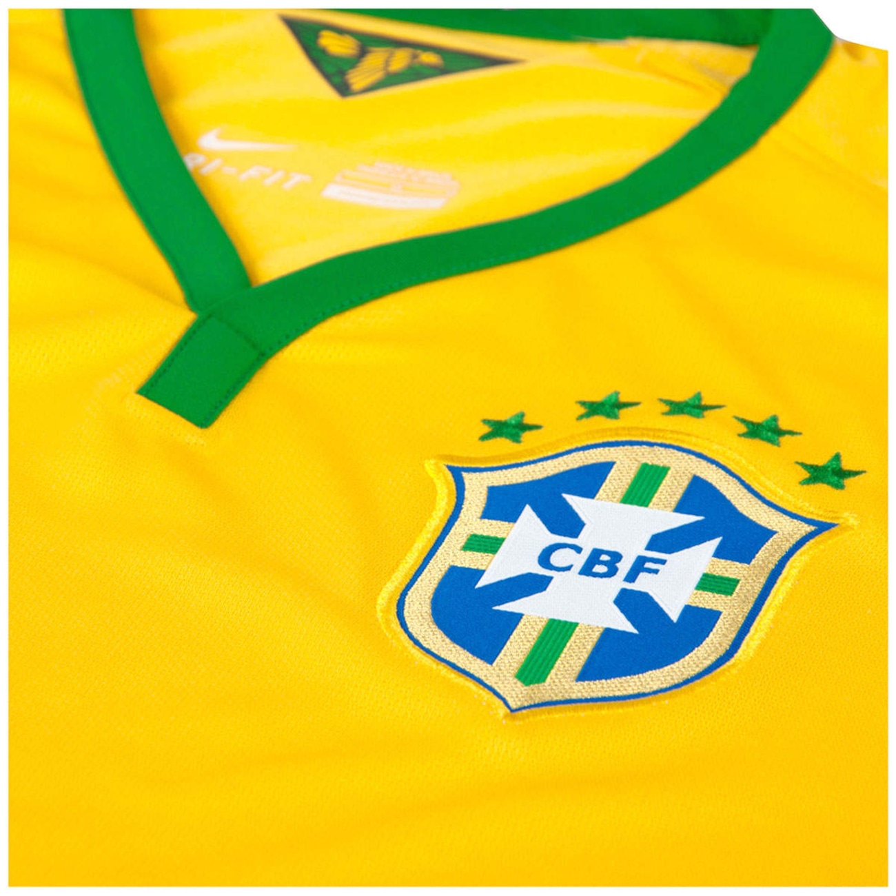 Camisa do Brasil Amarela Nike Jogador 2014 s/n° Masculina